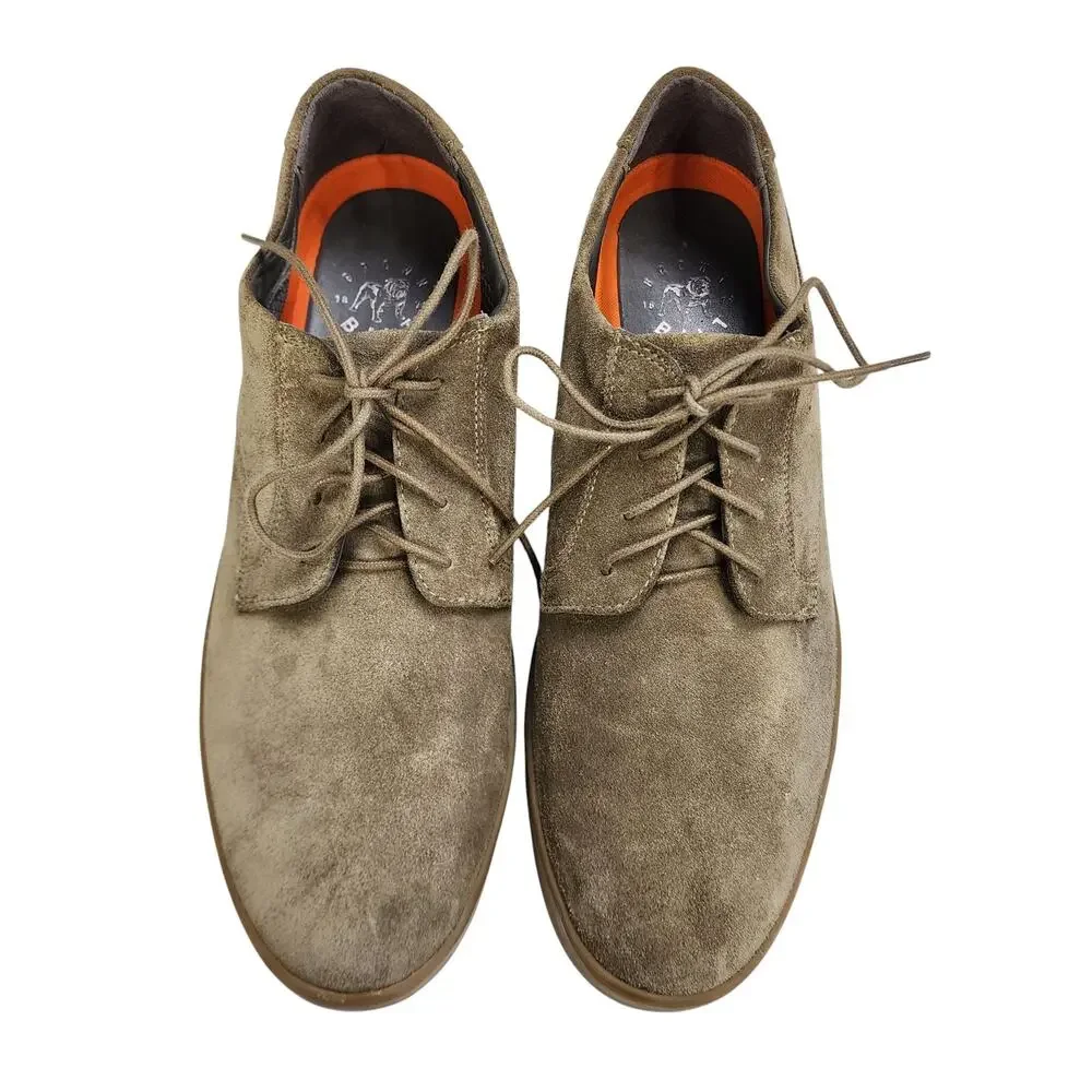 George Brown BILT Mens Sherman Derby Suede Lace Up Shoe Size 11‎ Brown Casual